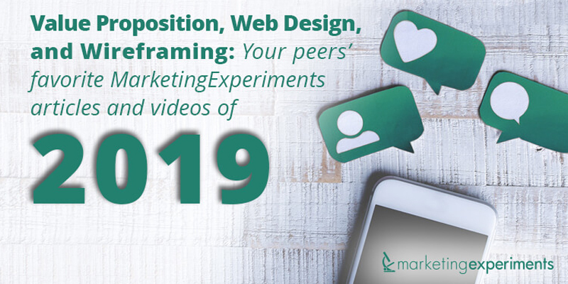 Value Proposition, Web Design, Wireframing: Peers’ favorite MarketingExperiments articles & videos