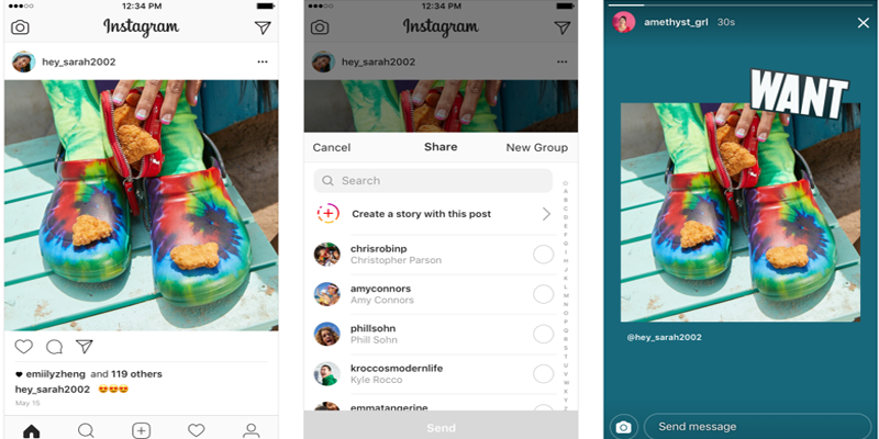 Instagram Officially Launches Ability to Re-Share User Posts in Stories